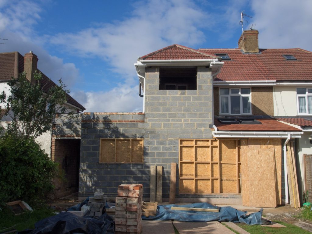 property having a 2 storey extension